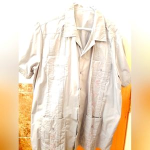 NEW XL/XXL Guayabera shirt